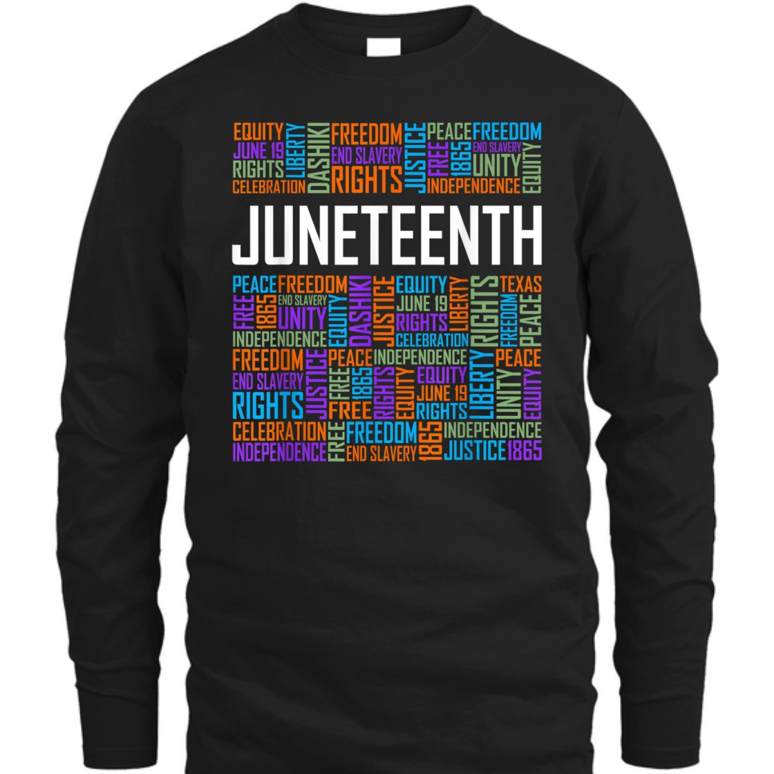 Strong Women Juneteenth Words Black History Afro American African Freedom T-Shirt