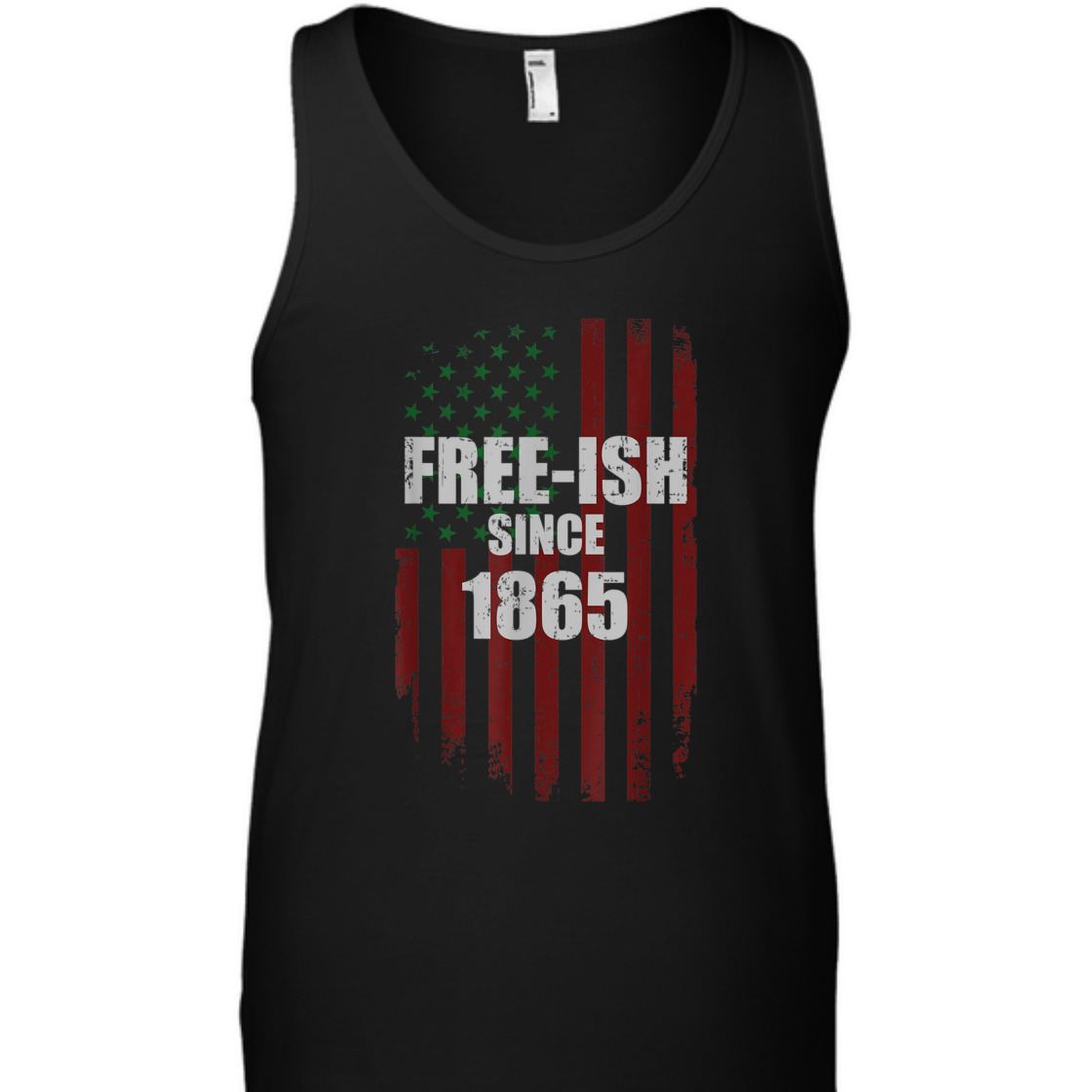 Strong Women Free-ish Since 1865 African American Flag For Juneteenth T-Shirt