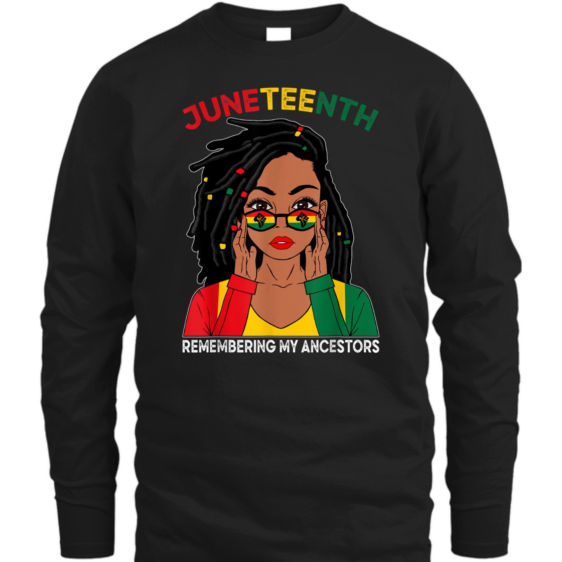 Strong Women Black Woman Remebering My Ancestors Juneteenth T-Shirt