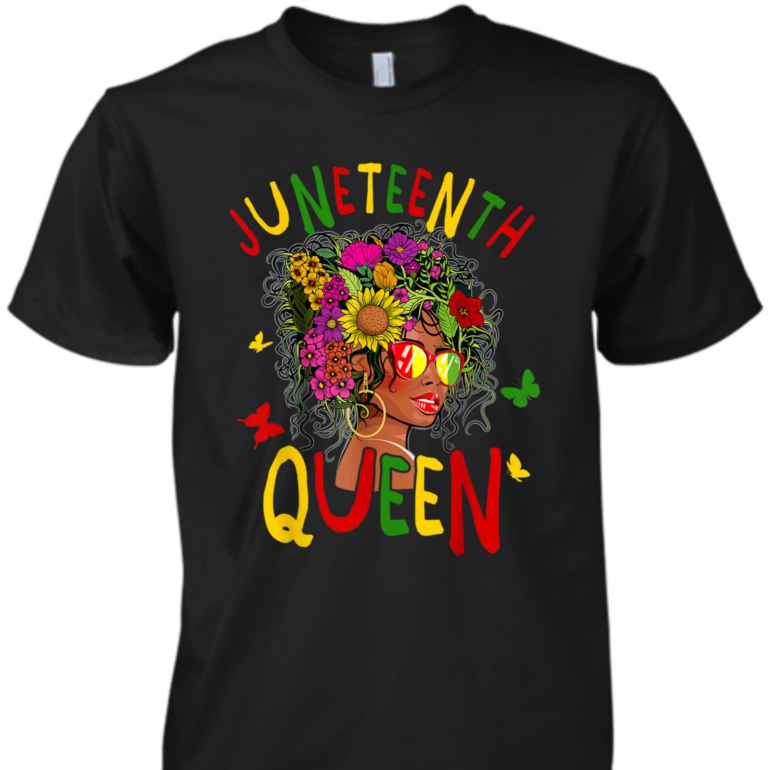 Strong Women Juneteenth Women Black Girl Black Queen History Freedom 1865 T-Shirt
