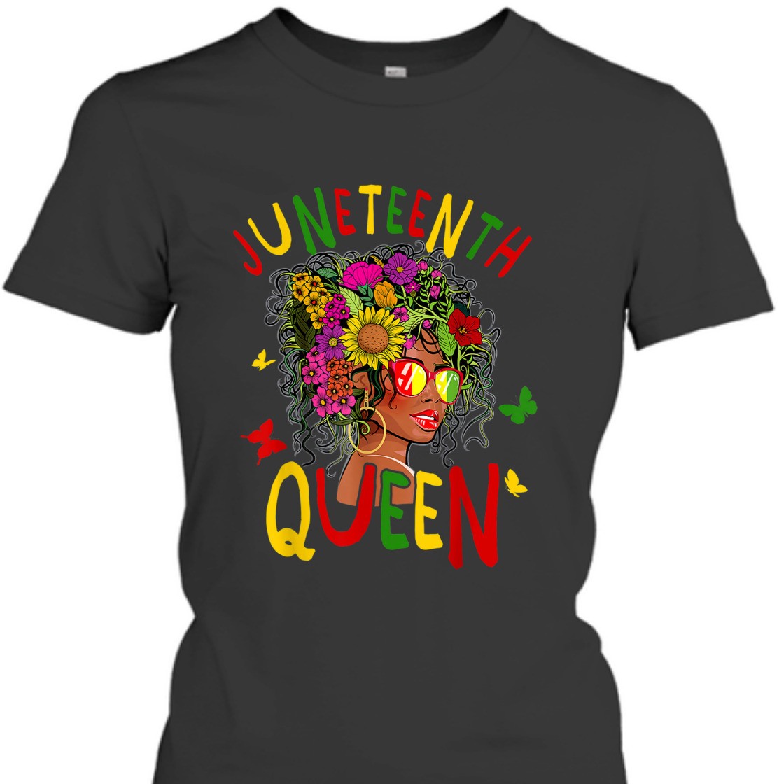 Strong Women Juneteenth Women Black Girl Black Queen History Freedom 1865 T-Shirt