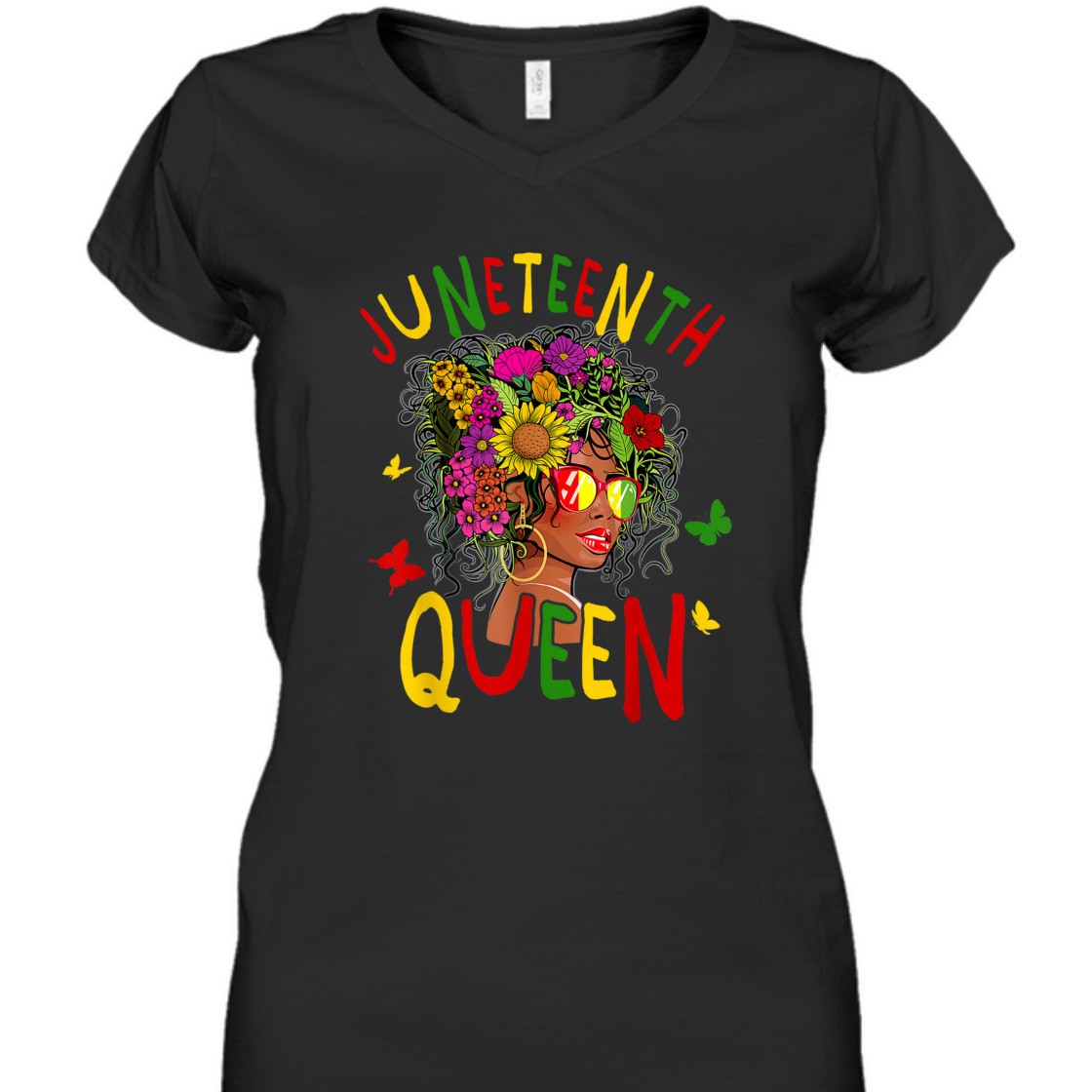 Strong Women Juneteenth Women Black Girl Black Queen History Freedom 1865 T-Shirt