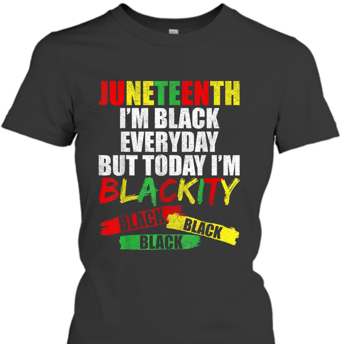 Strong Women Blackity Black Black, Juneteenth Kids T-Shirt Strong Women Blackity Black Black, Juneteenth Kids T-Shirt
