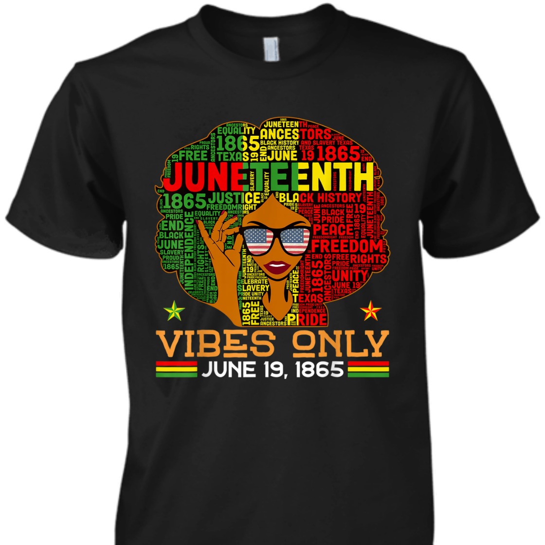 Strong Women Juneteenth Vibes Only June 19th 1865 Melanin Black Women T-Shirt Strong Women Juneteenth Vibes Only June 19th 1865 Melanin Black Women T-Shirt