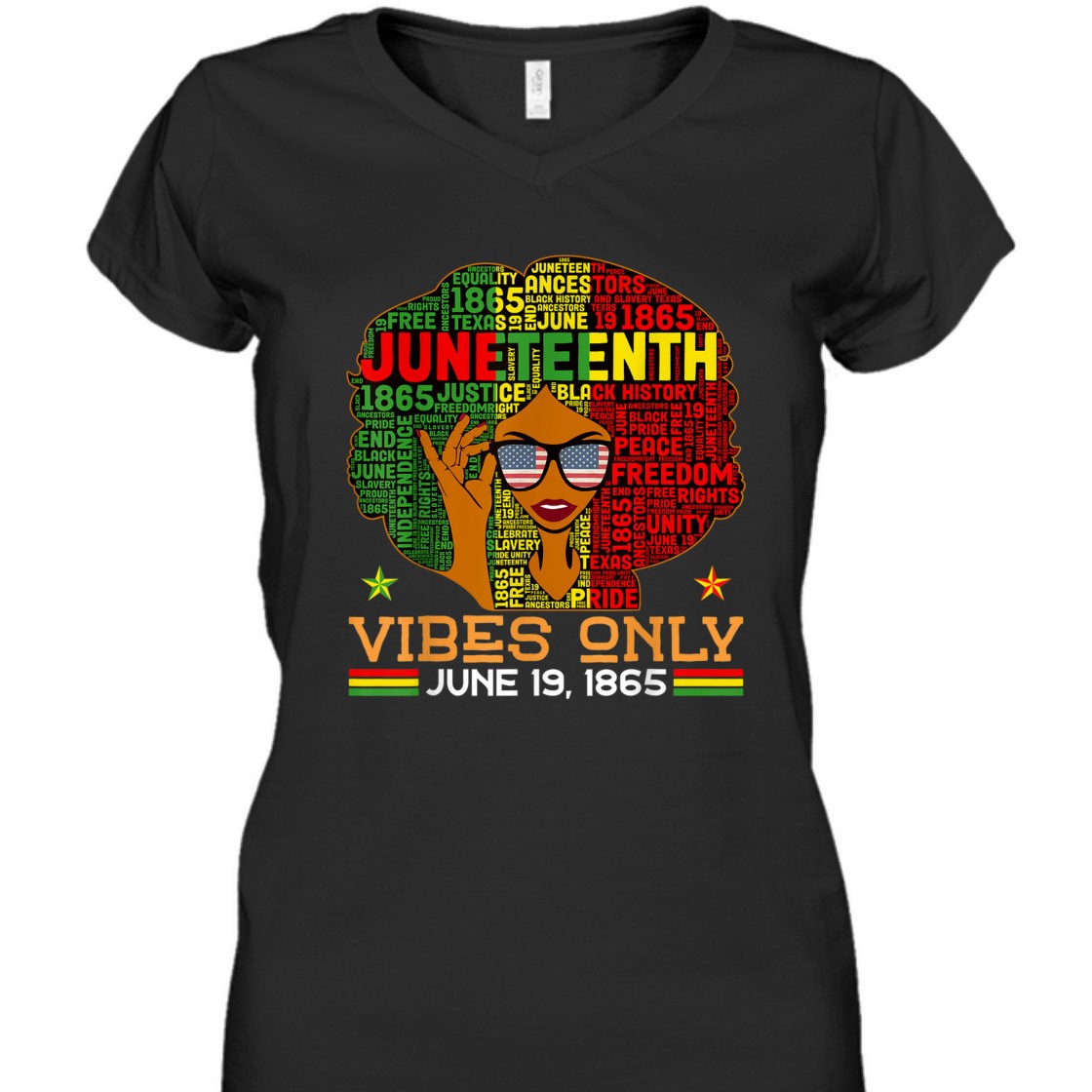Strong Women Juneteenth Vibes Only June 19th 1865 Melanin Black Women T-Shirt Strong Women Juneteenth Vibes Only June 19th 1865 Melanin Black Women T-Shirt