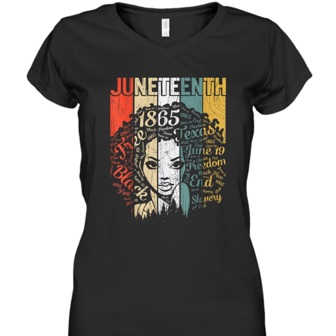 Strong Women Juneteenth Flag BLM Afro Women African American T-Shirt Strong Women Juneteenth Flag BLM Afro Women African American T-Shirt