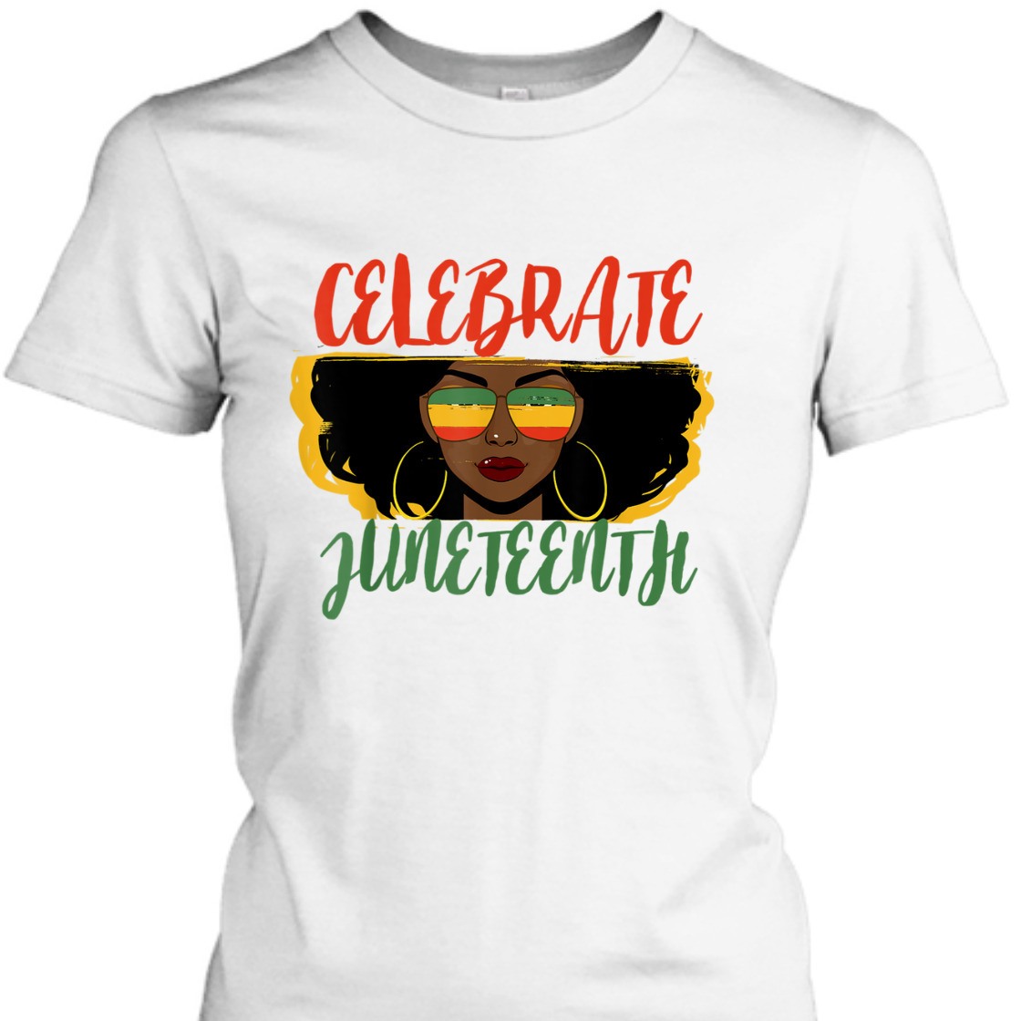 Strong Women Celebrate Juneteenth Black History Melanin T-Shirt