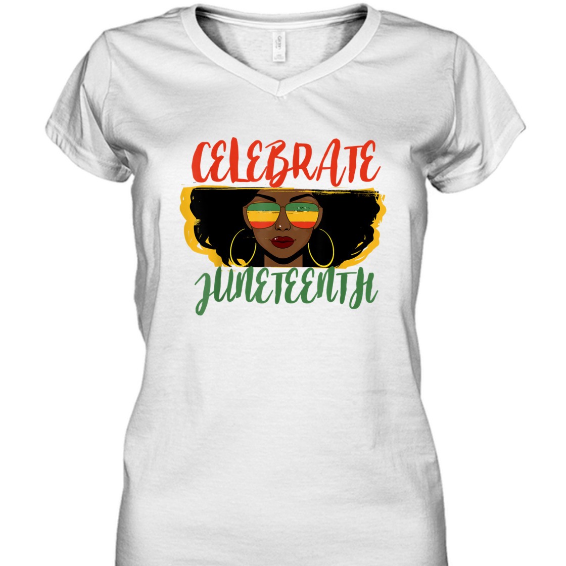 Strong Women Celebrate Juneteenth Black History Melanin T-Shirt