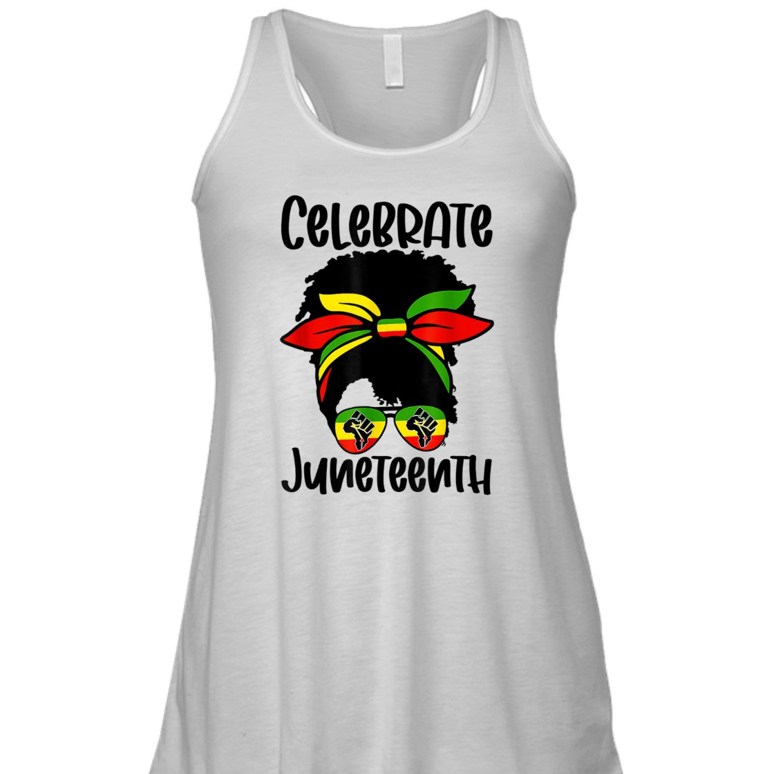 Strong Women Juneteenth Ancestors Black African American Flag Pride T-Shirt