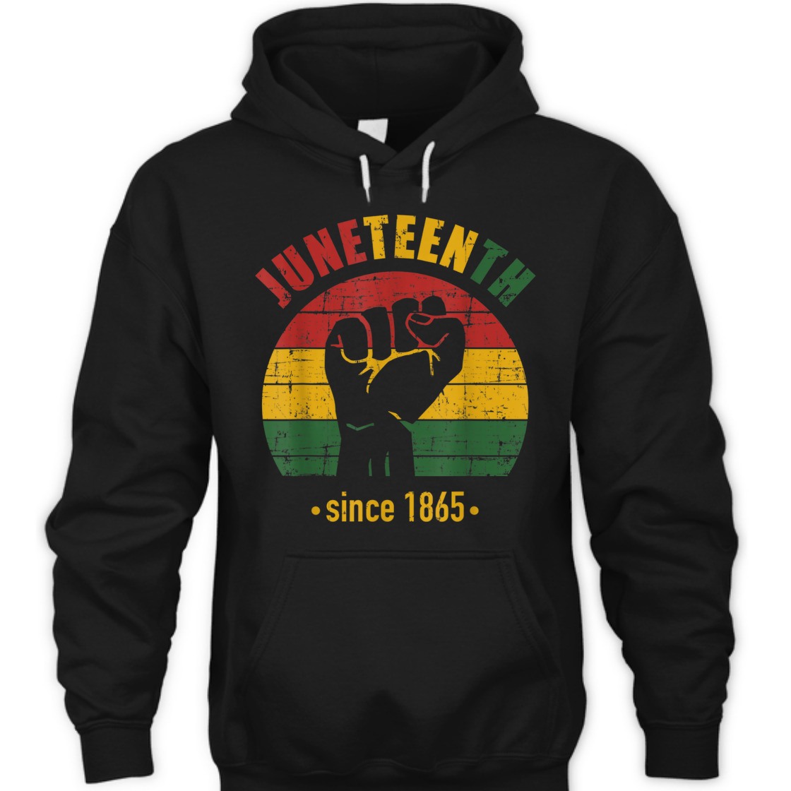 Strong Women Juneteenth Since 1865 With Pan African Flag And Fist T-Shirt Strong Women Juneteenth Since 1865 With Pan African Flag And Fist T-Shirt