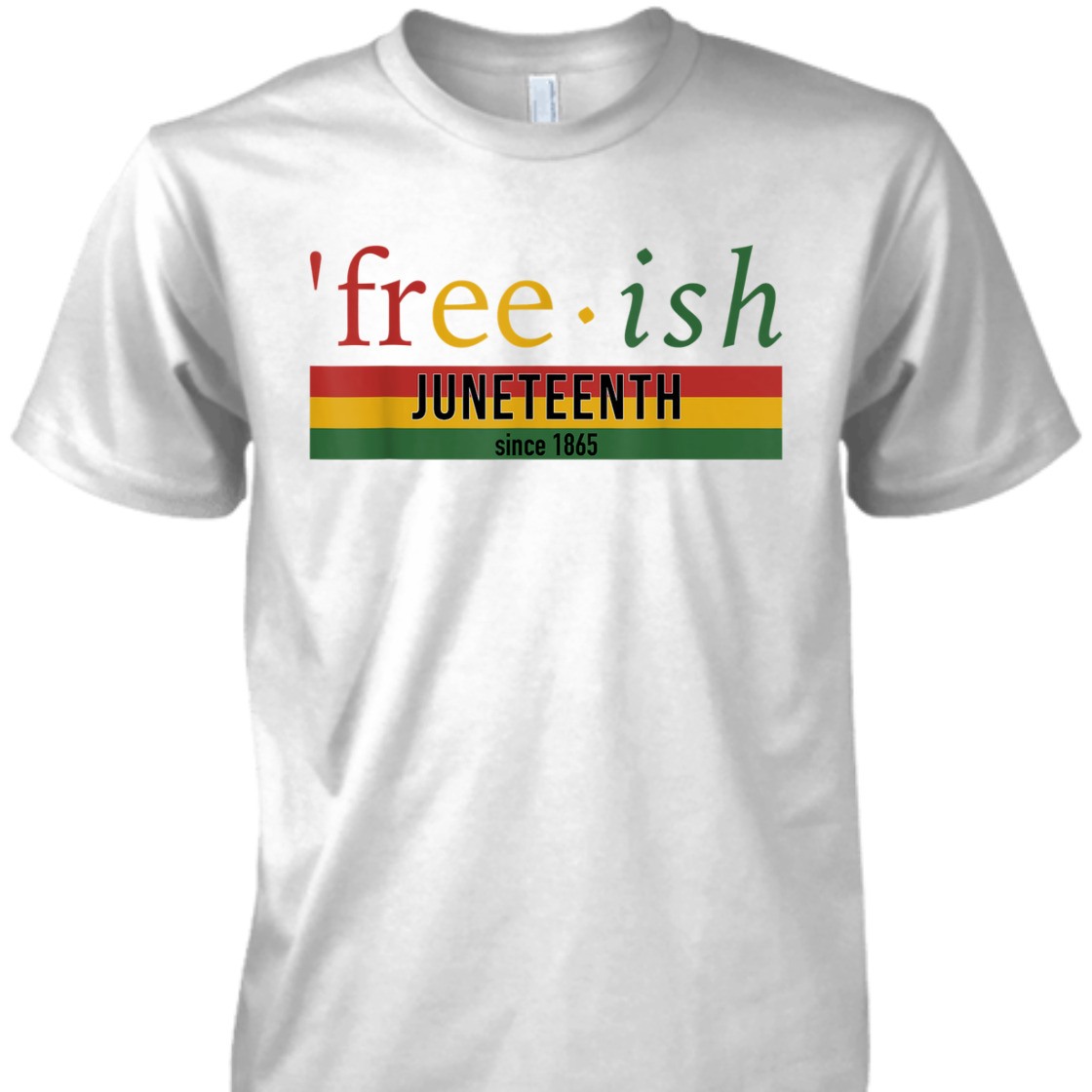 Strong Women Free-ish Since 1865 With Pan African Flag For Juneteenth T-Shirt Strong Women Free-ish Since 1865 With Pan African Flag For Juneteenth T-Shirt