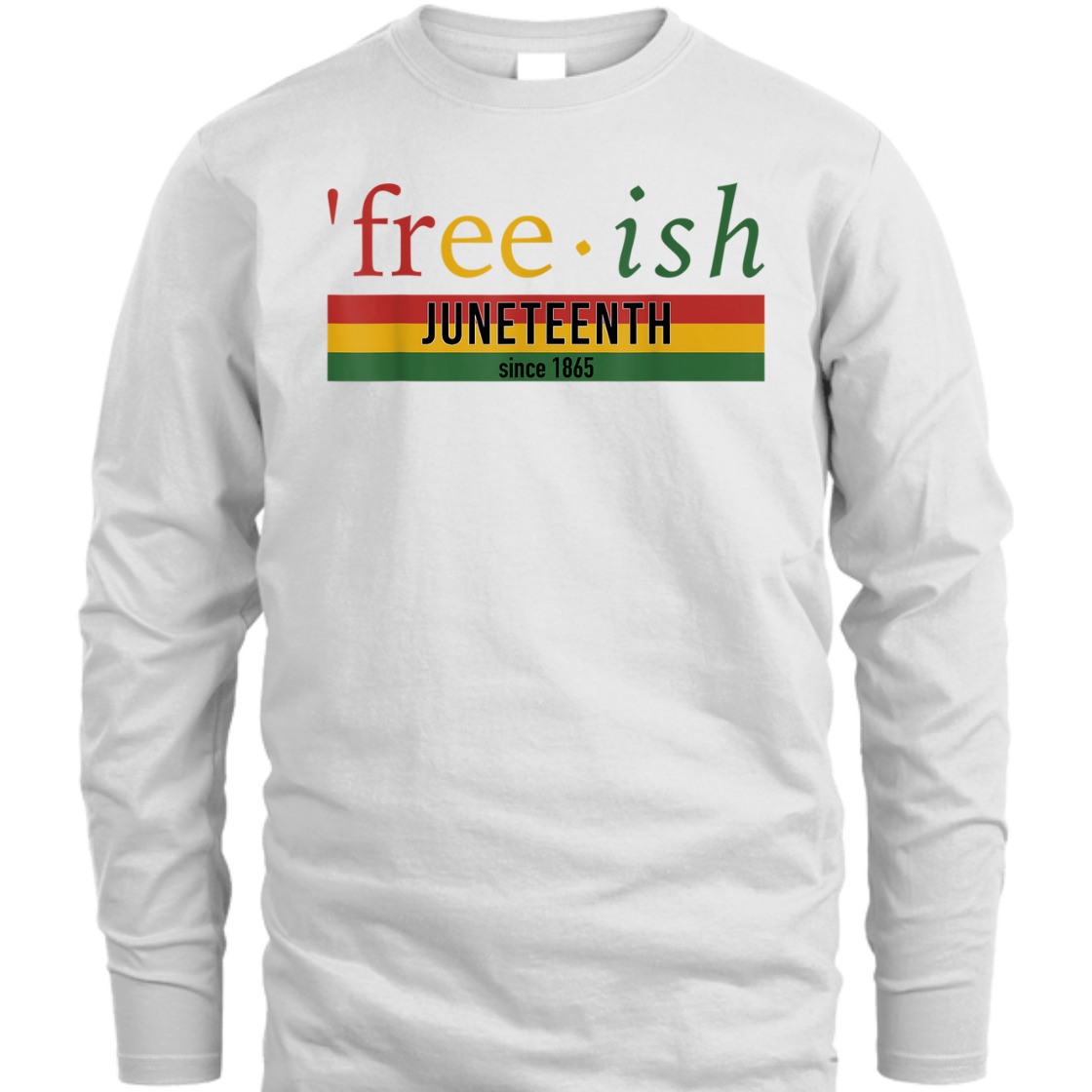 Strong Women Free-ish Since 1865 With Pan African Flag For Juneteenth T-Shirt