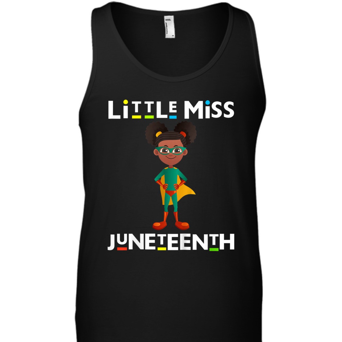 Strong Women Kids Little Miss Juneteenth Black Girl Melanin Cute Toddler Girls T-Shirt
