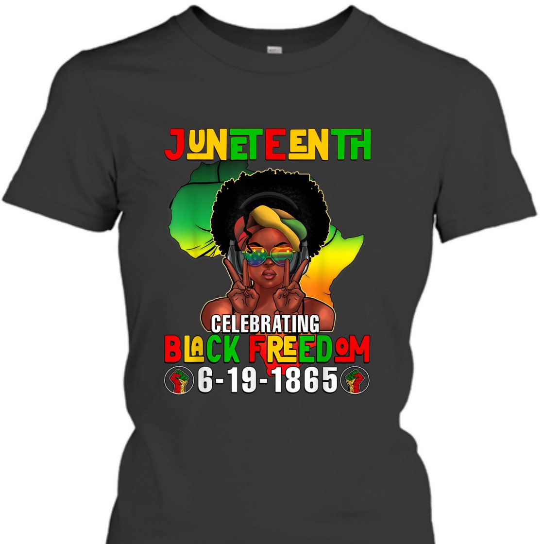 Strong Women Juneteenth 1865 Celebrating Black Freedom Day Women Girls T-Shirt Strong Women Juneteenth 1865 Celebrating Black Freedom Day Women Girls T-Shirt
