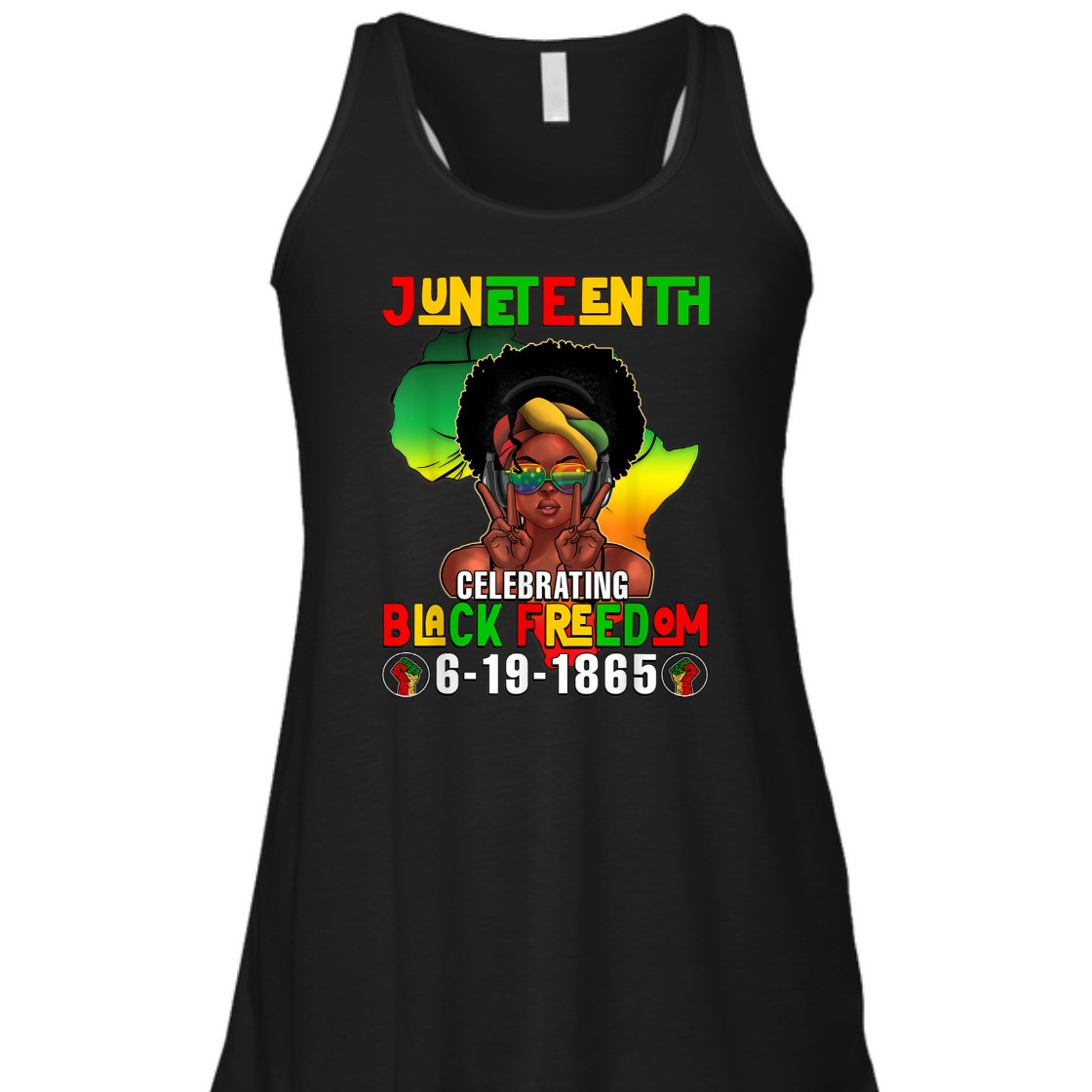 Strong Women Juneteenth 1865 Celebrating Black Freedom Day Women Girls T-Shirt