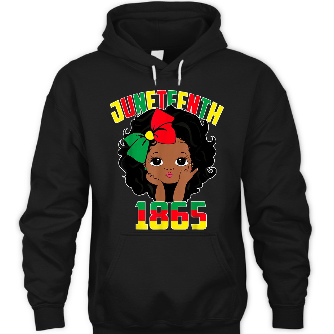 Strong Women Juneteenth Celebrating 1865 Peace Cute Black Girls African T-Shirt