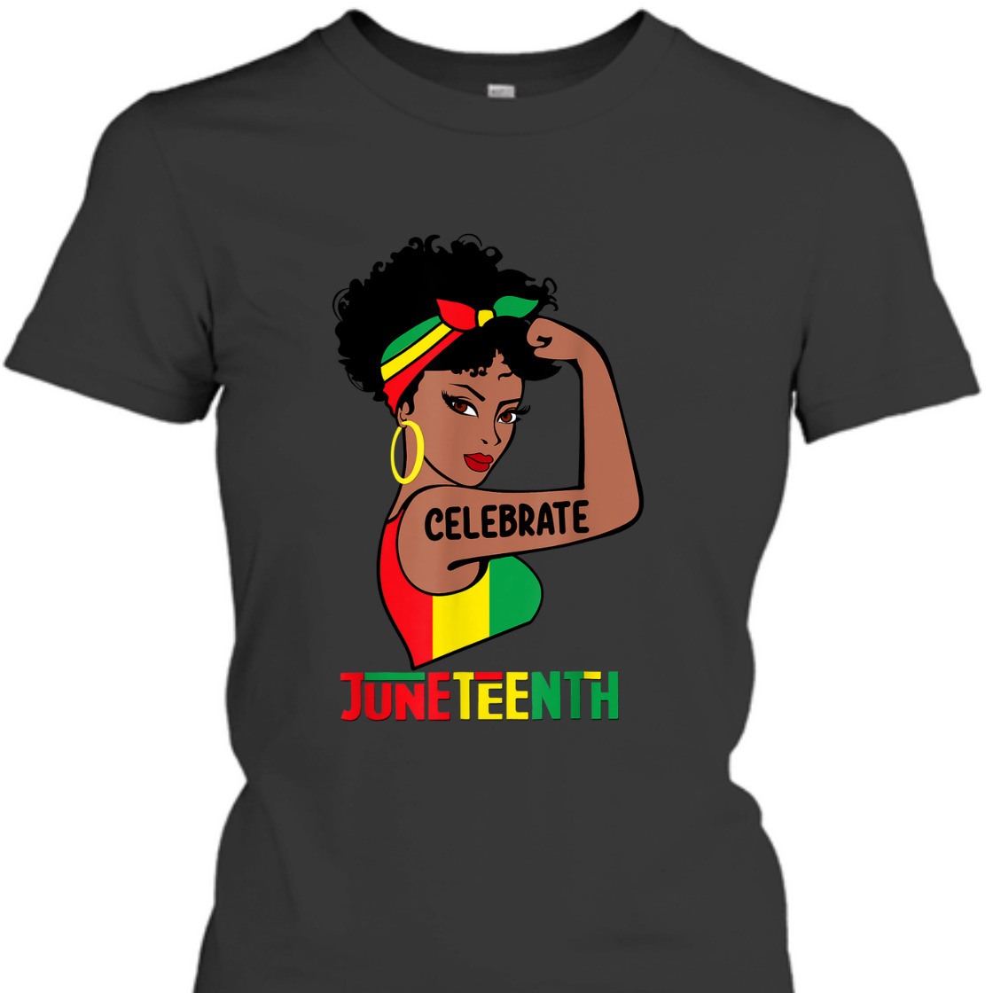Strong Women 1865 Juneteenth Celebrate Pride African American Women Girls T-Shirt
