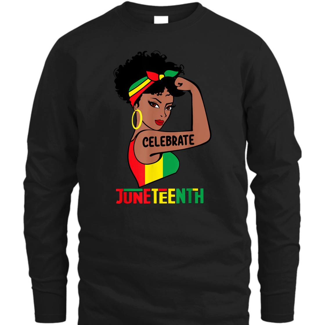 Strong Women 1865 Juneteenth Celebrate Pride African American Women Girls T-Shirt