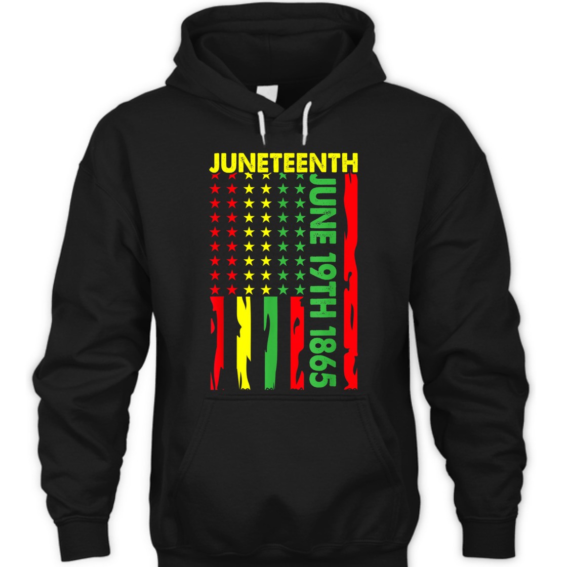 Strong Women Juneteenth June 19th, 1865 Pan African Flag FreeIsh T-Shirt