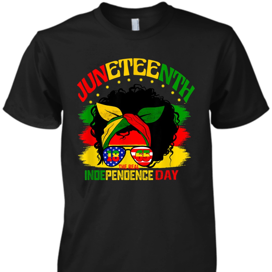 Strong Women 1865 Juneteenth Is My Independence Day For Black Women Girls T-Shirt