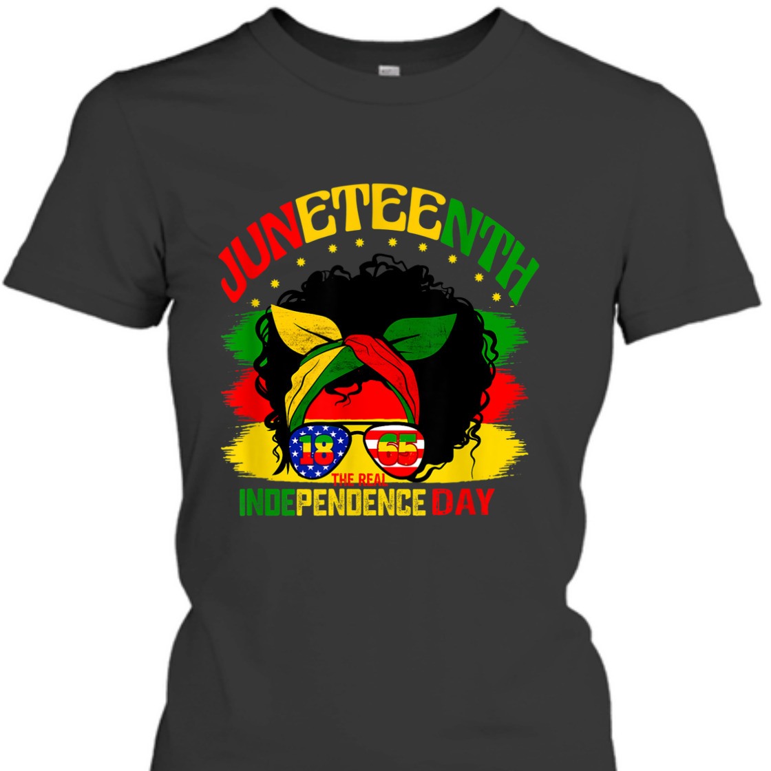 Strong Women 1865 Juneteenth Is My Independence Day For Black Women Girls T-Shirt