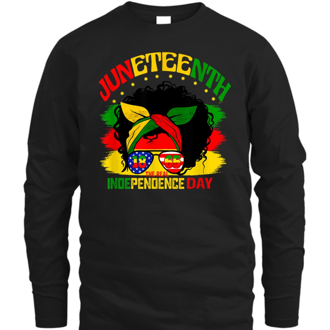Strong Women 1865 Juneteenth Is My Independence Day For Black Women Girls T-Shirt
