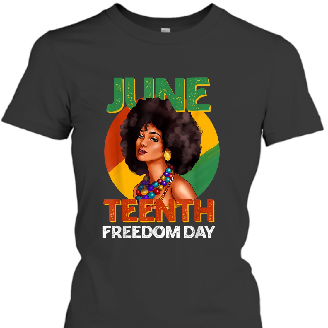 Strong Women Juneteenth Freedom Day 1865 African Woman United States USA T-Shirt