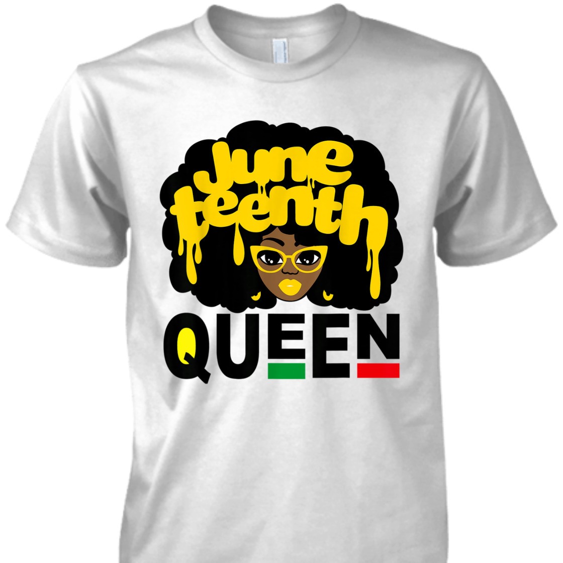 Strong Women Black Queen Afro Unapologetically African Melanin Girl Dope Juneteenth T-Shirt