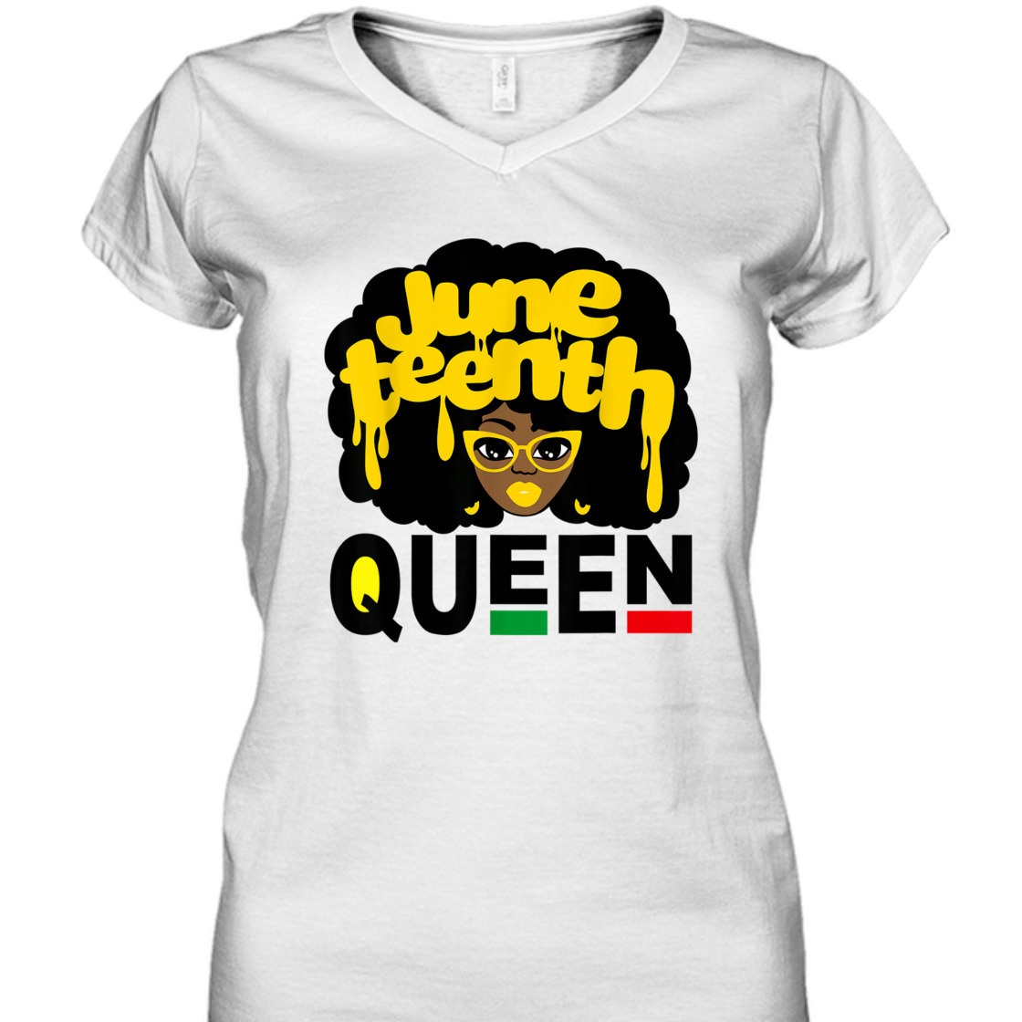 Strong Women Black Queen Afro Unapologetically African Melanin Girl Dope Juneteenth T-Shirt