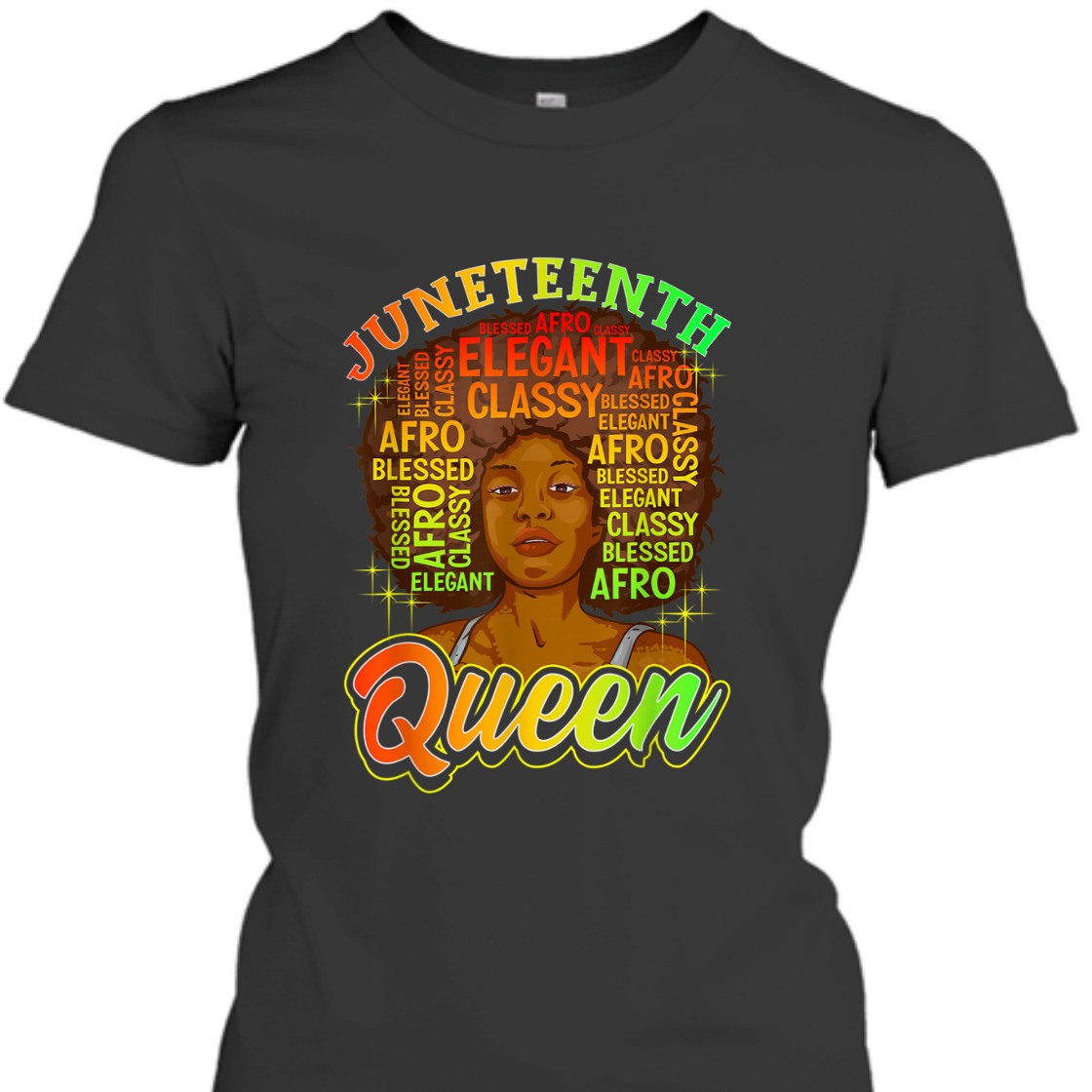 Strong Women Juneteenth Women Juneteenth Shirts Natural Afro Queen T-Shirt Strong Women Juneteenth Women Juneteenth Shirts Natural Afro Queen T-Shirt
