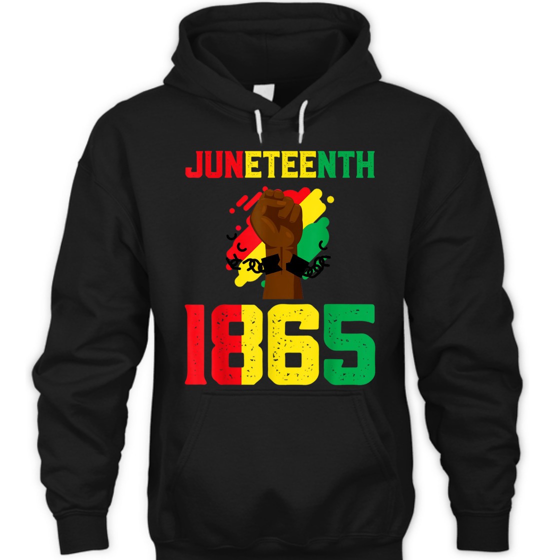 Strong Women Juneteenth Black Proud African American Flag Freedom Vintage T-Shirt