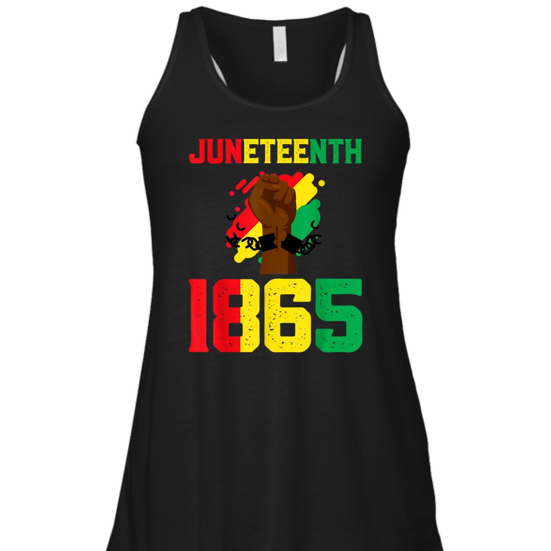 Strong Women Juneteenth Black Proud African American Flag Freedom Vintage T-Shirt