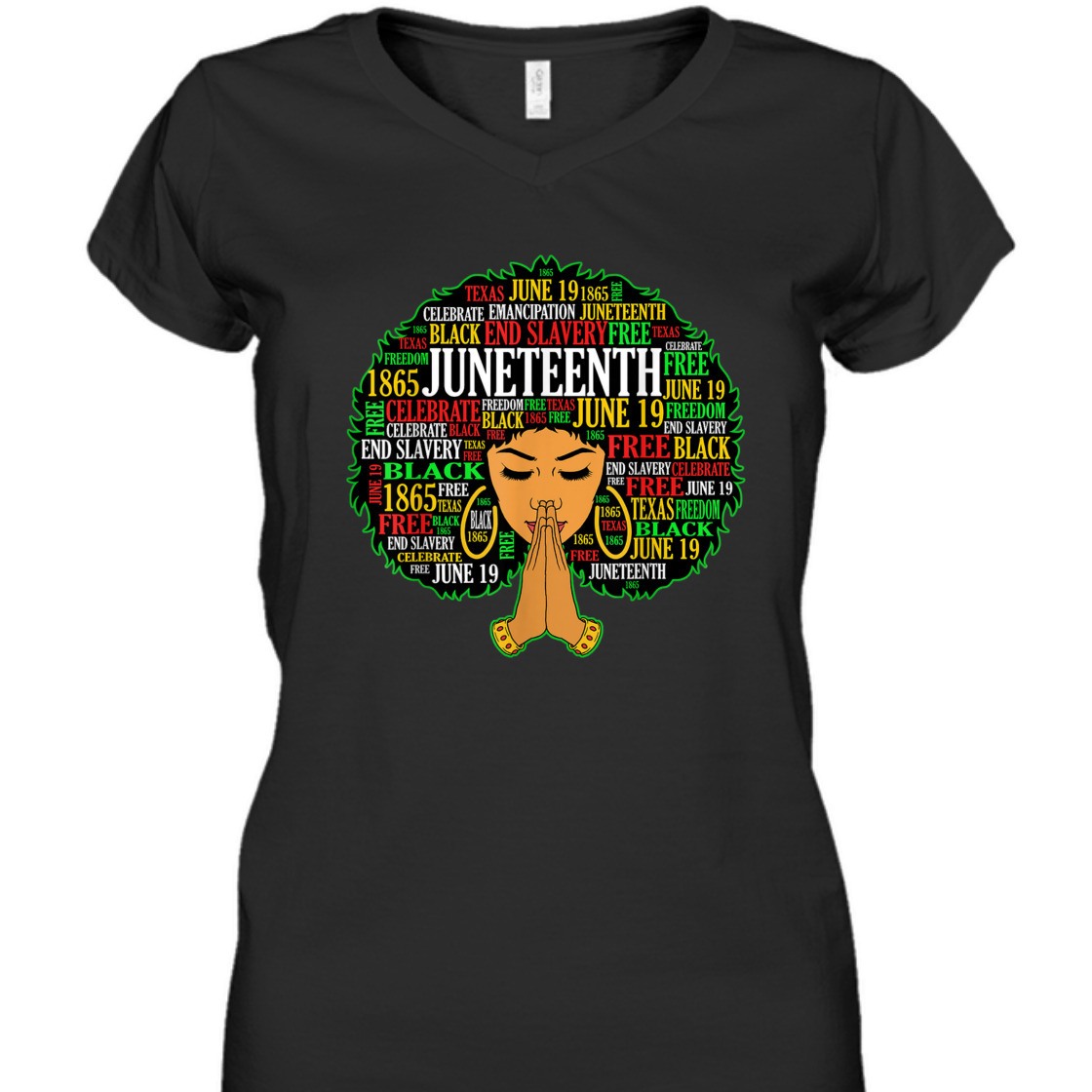 Strong Women Black Freedom Independence Day Juneteenth T-Shirt