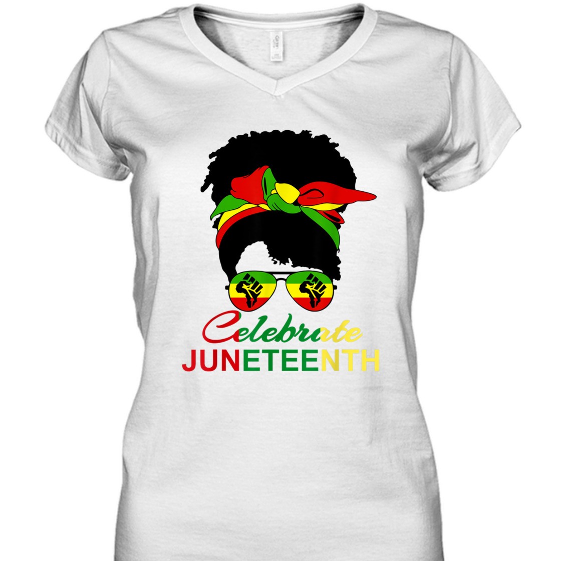 Strong Women Juneteenth Black Freedom Independence Day Juneteenth T-Shirt