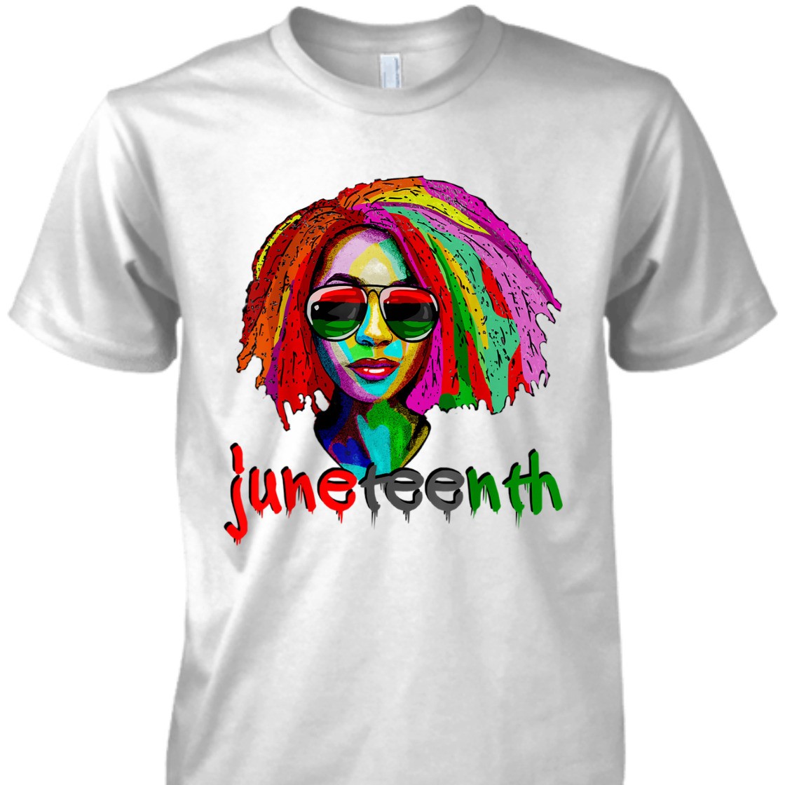 Strong Women Juneteenth Women African Black Queen Afro Dope T-Shirt