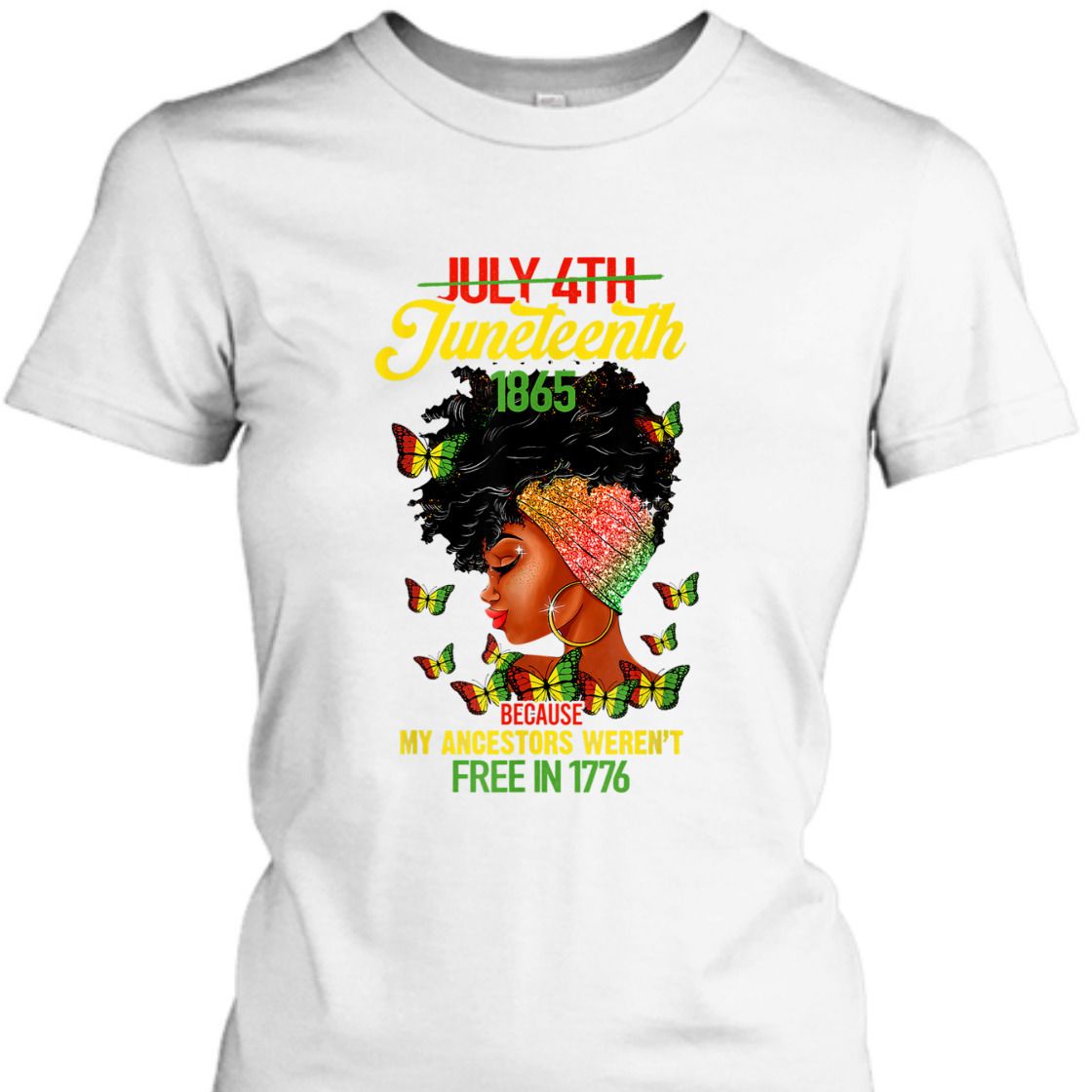 Strong Women Juneteenth Women African American T-Shirt
