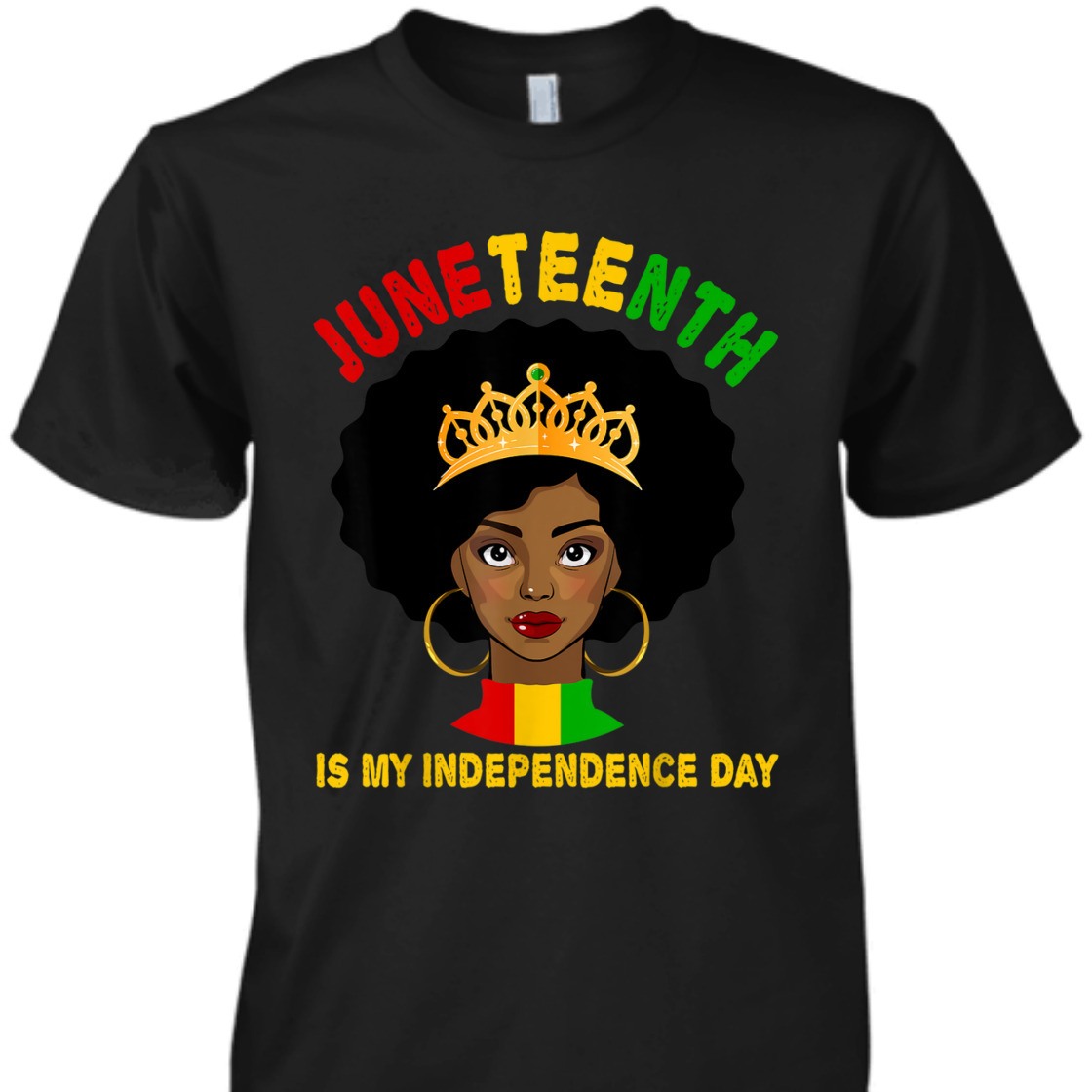 Strong Women Black Girl Black Queen Juneteenth Is My Independence Day T-Shirt Strong Women Black Girl Black Queen Juneteenth Is My Independence Day T-Shirt