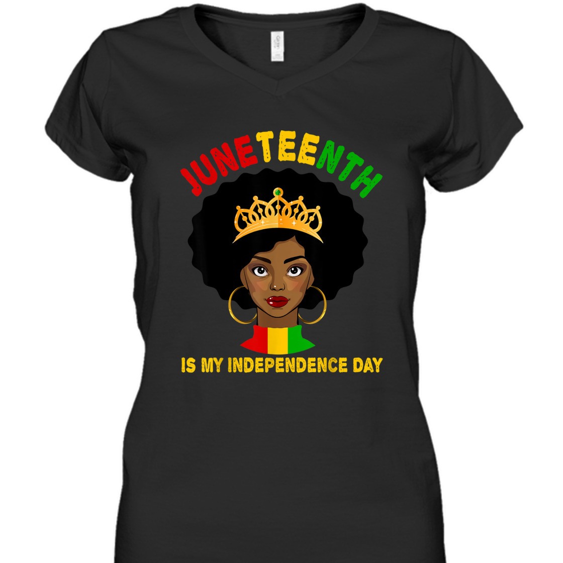 Strong Women Black Girl Black Queen Juneteenth Is My Independence Day T-Shirt Strong Women Black Girl Black Queen Juneteenth Is My Independence Day T-Shirt