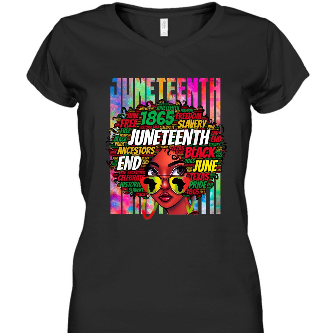 Strong Women Juneteenth Freedom Day African American June 19th Junenth T-Shirt