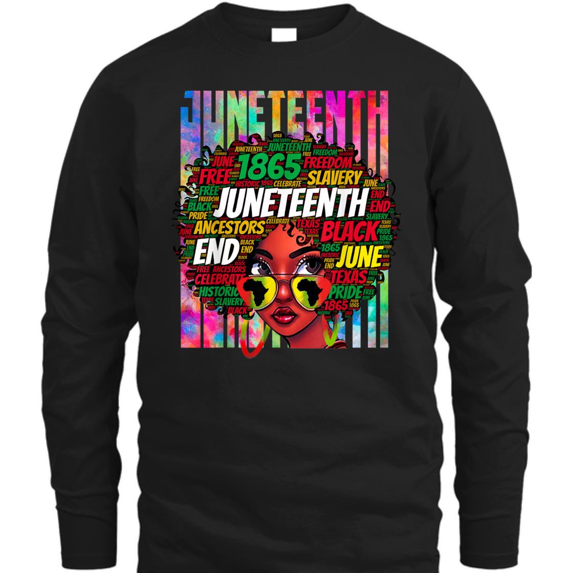 Strong Women Juneteenth Freedom Day African American June 19th Junenth T-Shirt