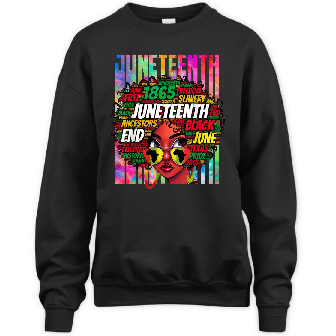 Strong Women Juneteenth Freedom Day African American June 19th Junenth T-Shirt