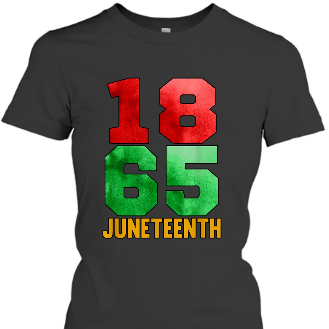 Strong Women 1865 Juneteenth Black History Africa T-Shirt