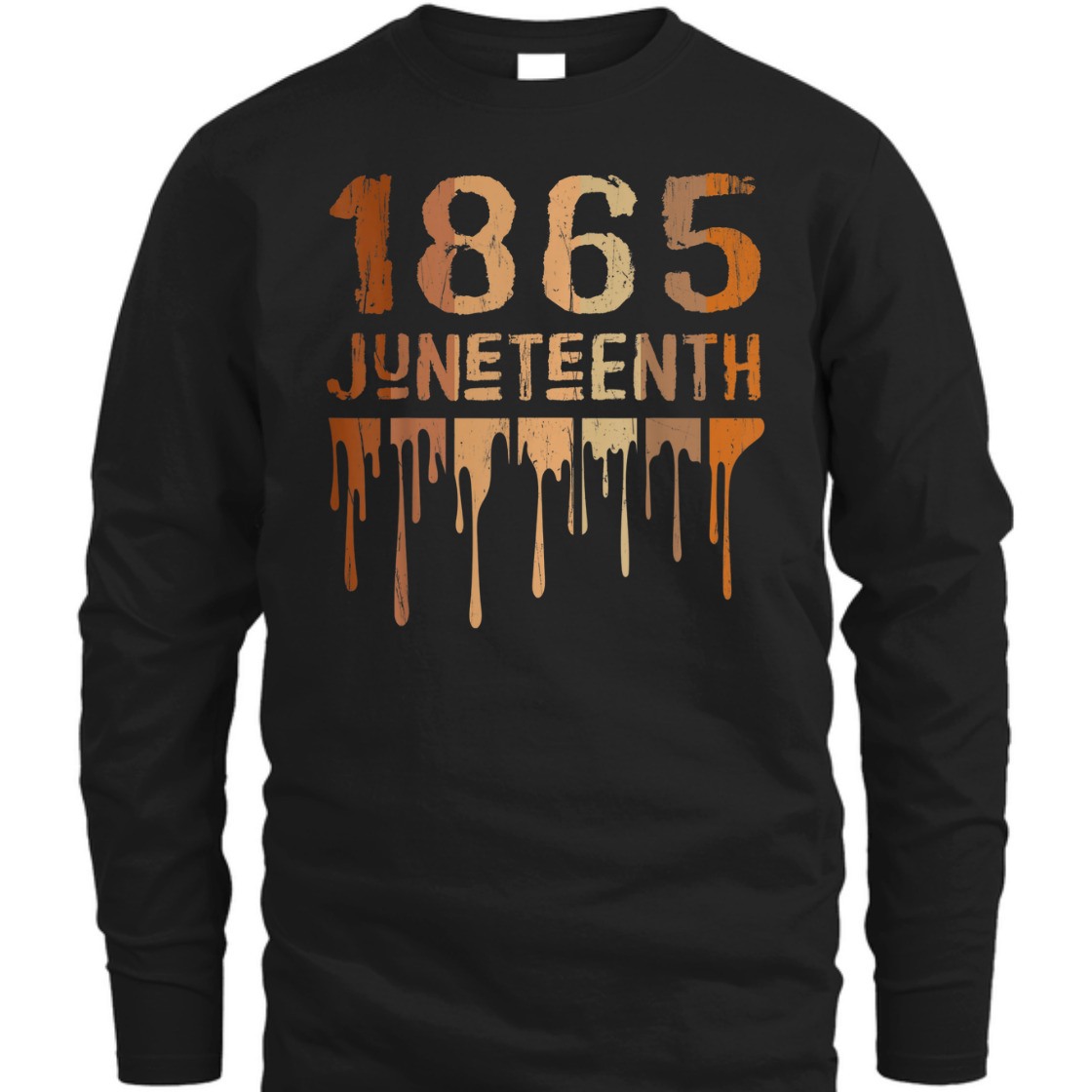 Strong Women 1865 Juneteenth 2022 Melanin Black Pride Melanated Women T-Shirt