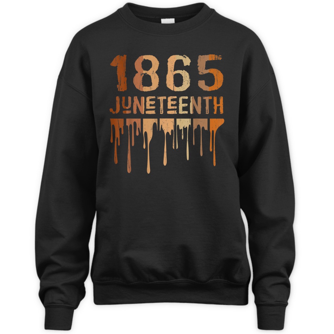 Strong Women 1865 Juneteenth 2022 Melanin Black Pride Melanated Women T-Shirt