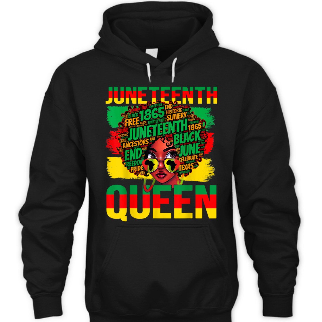 Strong Women Juneteenth Queen Celebrating 1865 Afro Black History Kids T-Shirt Strong Women Juneteenth Queen Celebrating 1865 Afro Black History Kids T-Shirt
