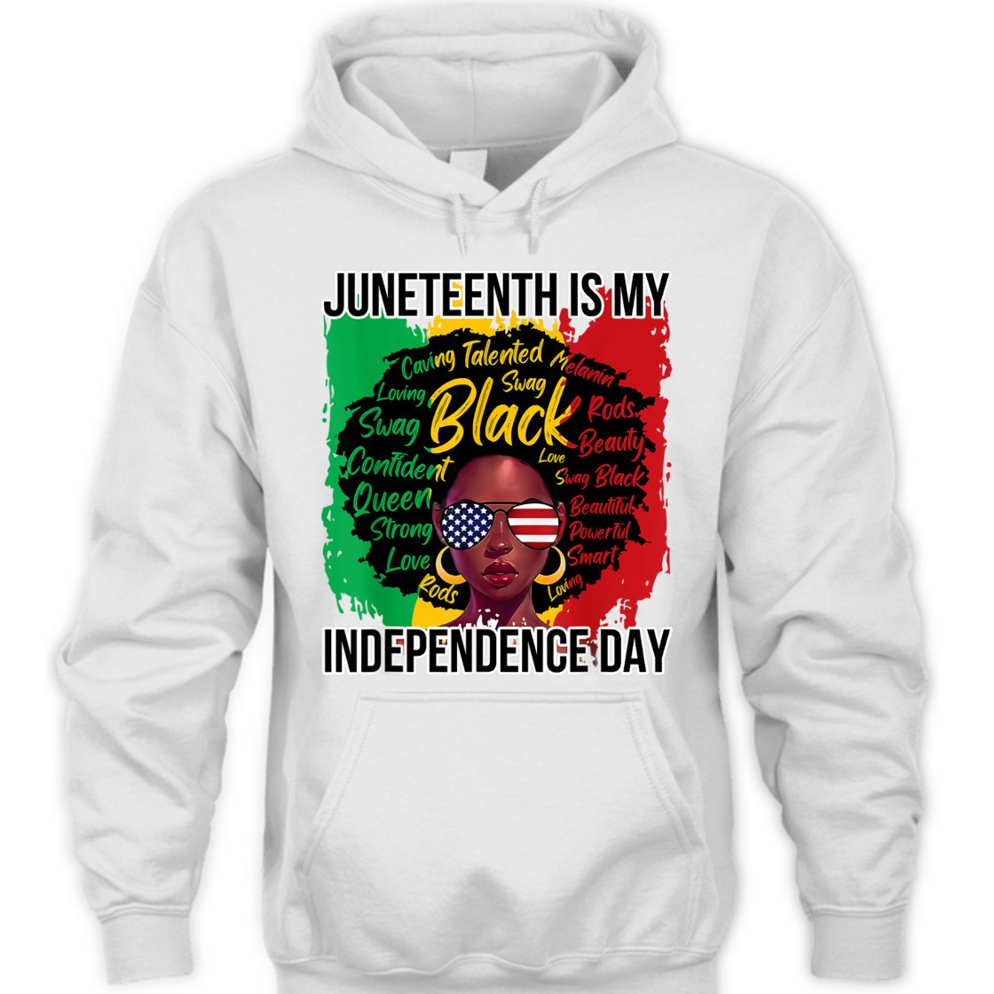 Strong Women Juneteenth Is My Independence Day Black History 4th Of July T-Shirt