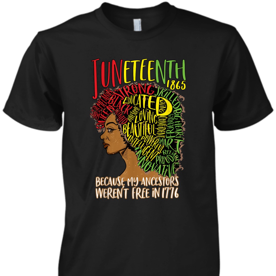 Strong Women Juneteenth Powerful Freedom Day African American T-Shirt