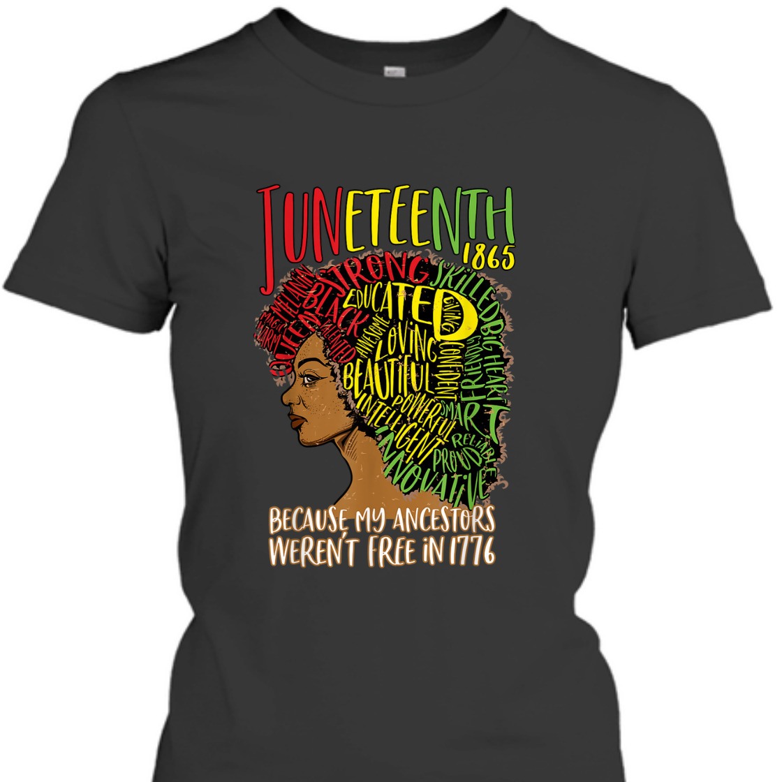Strong Women Juneteenth Powerful Freedom Day African American T-Shirt