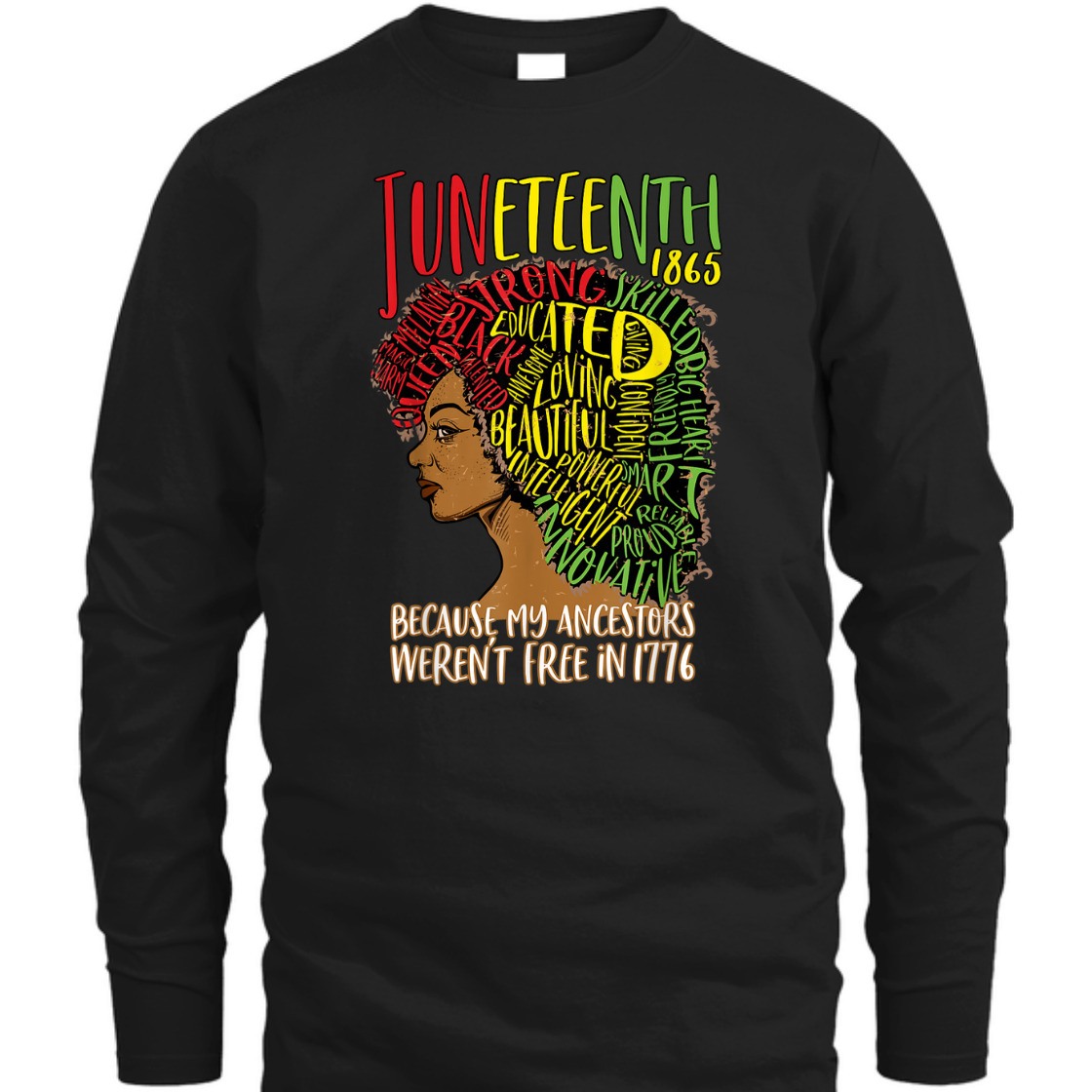 Strong Women Juneteenth Powerful Freedom Day African American T-Shirt