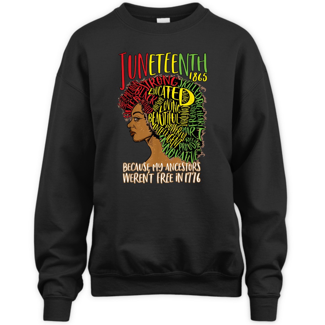 Strong Women Juneteenth Powerful Freedom Day African American T-Shirt